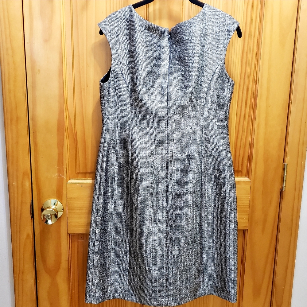 Kasper black and white dress - Picture 2 of 4